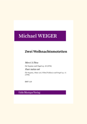 Weiger: Zwei Weihnachtsmotetten